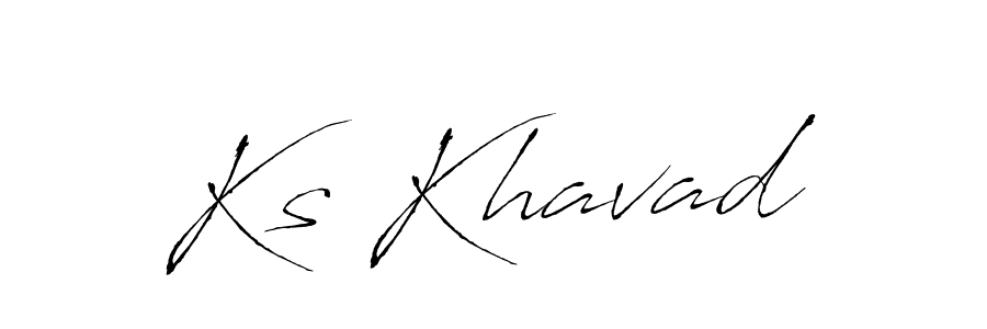 How to make Ks Khavad signature? Antro_Vectra is a professional autograph style. Create handwritten signature for Ks Khavad name. Ks Khavad signature style 6 images and pictures png