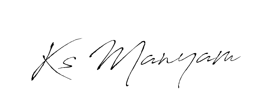 How to Draw Ks Manyam signature style? Antro_Vectra is a latest design signature styles for name Ks Manyam. Ks Manyam signature style 6 images and pictures png