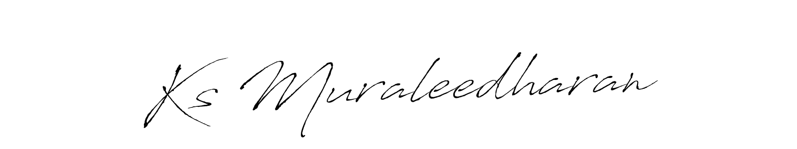 Make a beautiful signature design for name Ks Muraleedharan. Use this online signature maker to create a handwritten signature for free. Ks Muraleedharan signature style 6 images and pictures png