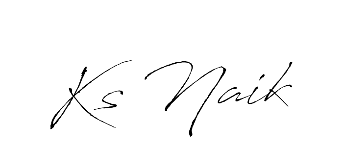 You should practise on your own different ways (Antro_Vectra) to write your name (Ks Naik) in signature. don't let someone else do it for you. Ks Naik signature style 6 images and pictures png