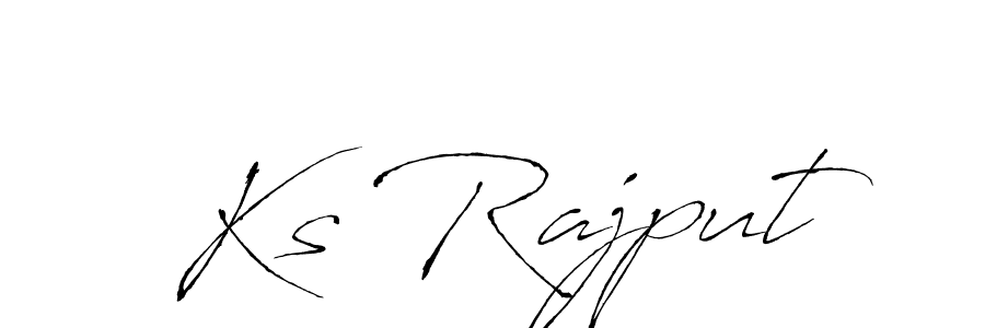 You should practise on your own different ways (Antro_Vectra) to write your name (Ks Rajput) in signature. don't let someone else do it for you. Ks Rajput signature style 6 images and pictures png
