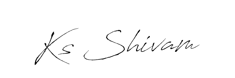 You should practise on your own different ways (Antro_Vectra) to write your name (Ks Shivam) in signature. don't let someone else do it for you. Ks Shivam signature style 6 images and pictures png