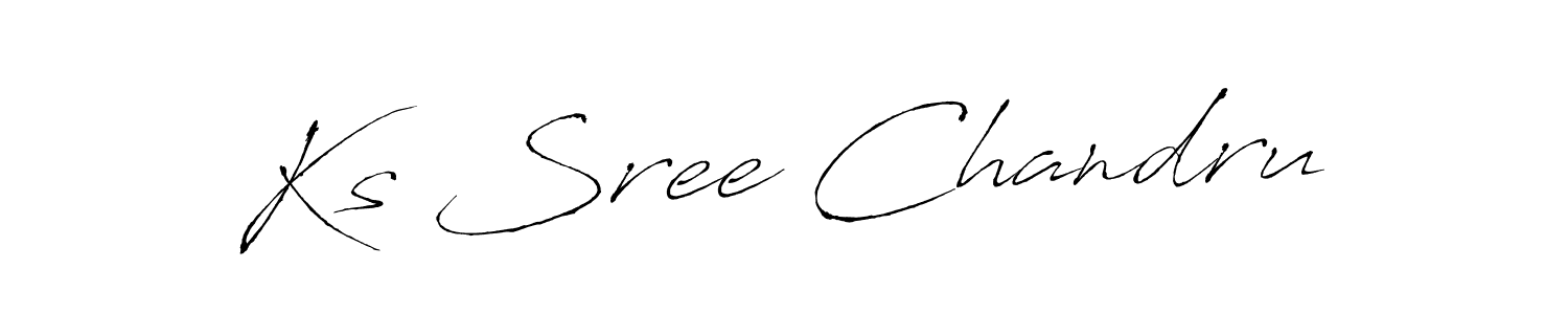 The best way (Antro_Vectra) to make a short signature is to pick only two or three words in your name. The name Ks Sree Chandru include a total of six letters. For converting this name. Ks Sree Chandru signature style 6 images and pictures png