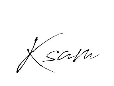 Best and Professional Signature Style for Ksam. Antro_Vectra Best Signature Style Collection. Ksam signature style 6 images and pictures png