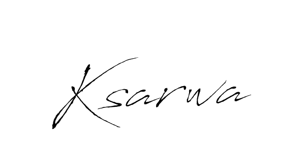 Also You can easily find your signature by using the search form. We will create Ksarwa name handwritten signature images for you free of cost using Antro_Vectra sign style. Ksarwa signature style 6 images and pictures png