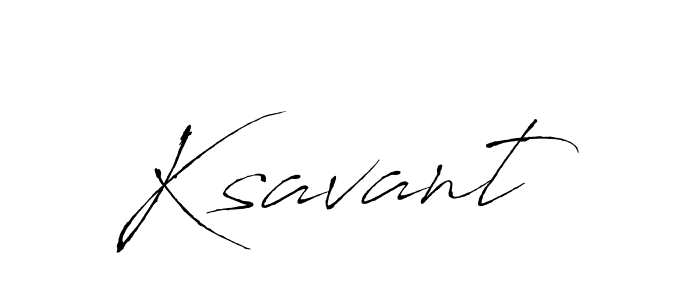 How to make Ksavant signature? Antro_Vectra is a professional autograph style. Create handwritten signature for Ksavant name. Ksavant signature style 6 images and pictures png