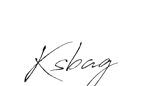 Use a signature maker to create a handwritten signature online. With this signature software, you can design (Antro_Vectra) your own signature for name Ksbag. Ksbag signature style 6 images and pictures png