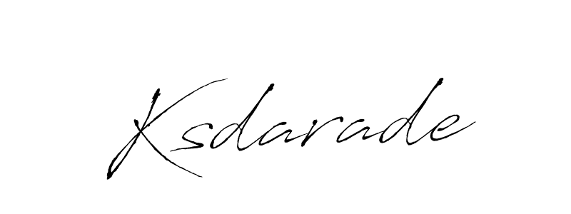 Antro_Vectra is a professional signature style that is perfect for those who want to add a touch of class to their signature. It is also a great choice for those who want to make their signature more unique. Get Ksdarade name to fancy signature for free. Ksdarade signature style 6 images and pictures png