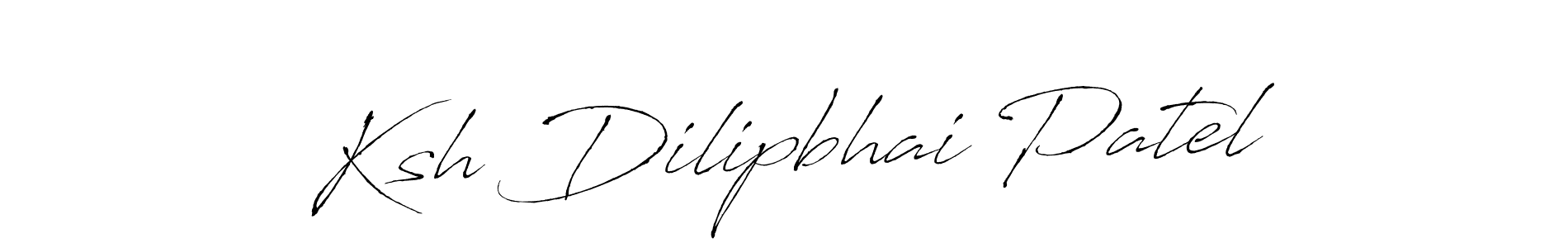 This is the best signature style for the Ksh Dilipbhai Patel name. Also you like these signature font (Antro_Vectra). Mix name signature. Ksh Dilipbhai Patel signature style 6 images and pictures png