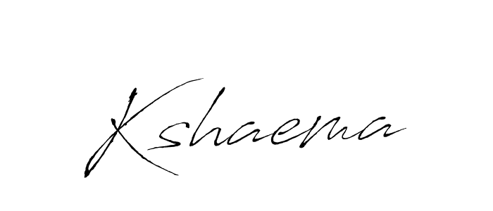 Create a beautiful signature design for name Kshaema. With this signature (Antro_Vectra) fonts, you can make a handwritten signature for free. Kshaema signature style 6 images and pictures png