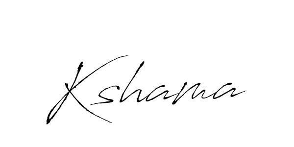 if you are searching for the best signature style for your name Kshama. so please give up your signature search. here we have designed multiple signature styles  using Antro_Vectra. Kshama signature style 6 images and pictures png