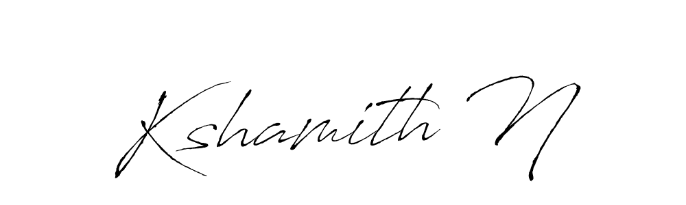 You should practise on your own different ways (Antro_Vectra) to write your name (Kshamith N) in signature. don't let someone else do it for you. Kshamith N signature style 6 images and pictures png