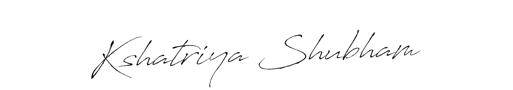Kshatriya Shubham stylish signature style. Best Handwritten Sign (Antro_Vectra) for my name. Handwritten Signature Collection Ideas for my name Kshatriya Shubham. Kshatriya Shubham signature style 6 images and pictures png