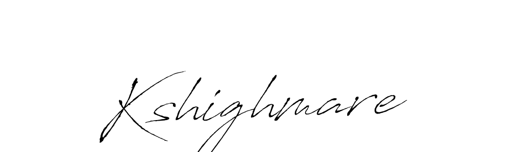 The best way (Antro_Vectra) to make a short signature is to pick only two or three words in your name. The name Kshighmare include a total of six letters. For converting this name. Kshighmare signature style 6 images and pictures png