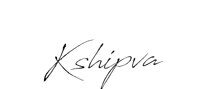 Kshipva stylish signature style. Best Handwritten Sign (Antro_Vectra) for my name. Handwritten Signature Collection Ideas for my name Kshipva. Kshipva signature style 6 images and pictures png