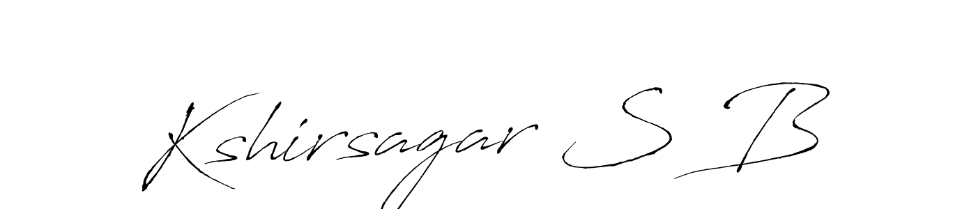 How to Draw Kshirsagar S B signature style? Antro_Vectra is a latest design signature styles for name Kshirsagar S B. Kshirsagar S B signature style 6 images and pictures png