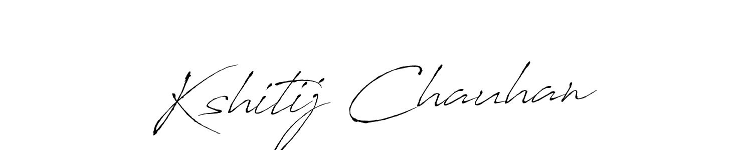 Similarly Antro_Vectra is the best handwritten signature design. Signature creator online .You can use it as an online autograph creator for name Kshitij Chauhan. Kshitij Chauhan signature style 6 images and pictures png