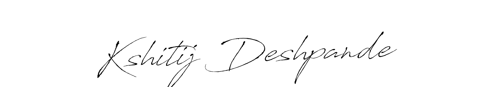 Similarly Antro_Vectra is the best handwritten signature design. Signature creator online .You can use it as an online autograph creator for name Kshitij Deshpande. Kshitij Deshpande signature style 6 images and pictures png