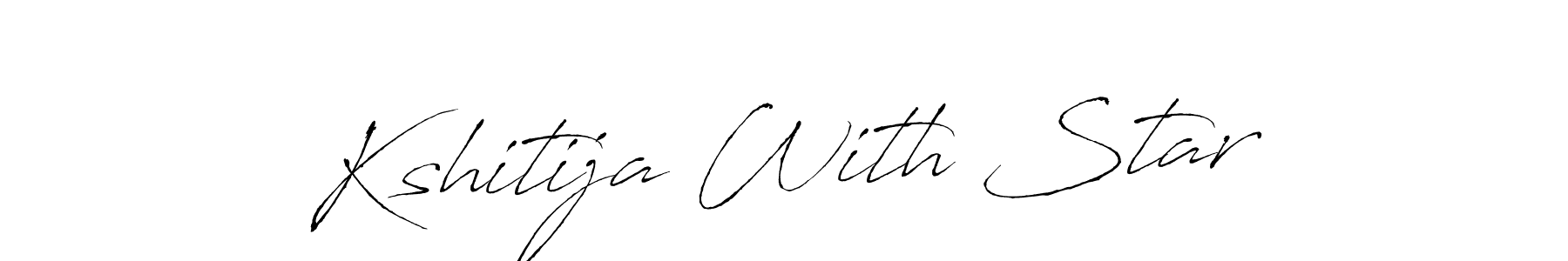 Also You can easily find your signature by using the search form. We will create Kshitija With Star name handwritten signature images for you free of cost using Antro_Vectra sign style. Kshitija With Star signature style 6 images and pictures png