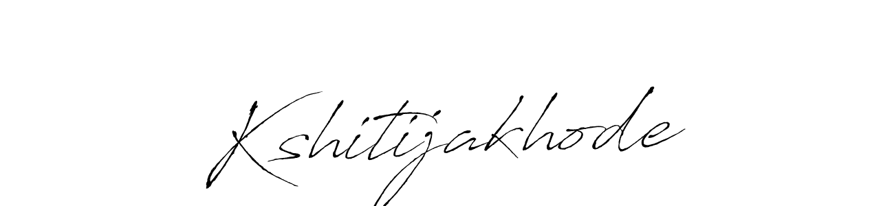 The best way (Antro_Vectra) to make a short signature is to pick only two or three words in your name. The name Kshitijakhode include a total of six letters. For converting this name. Kshitijakhode signature style 6 images and pictures png