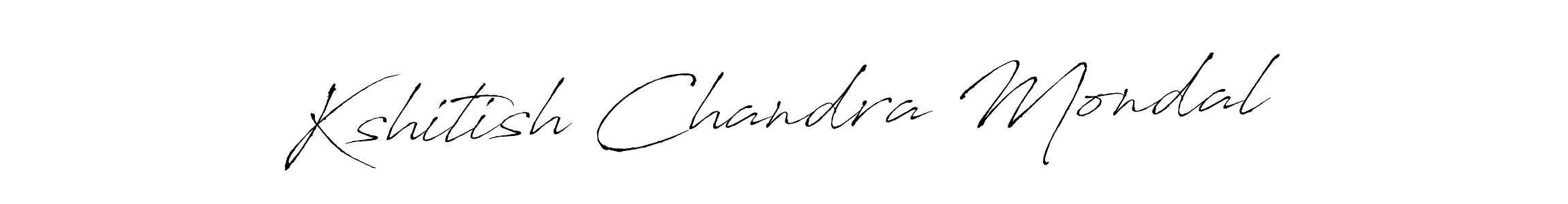 Kshitish Chandra Mondal stylish signature style. Best Handwritten Sign (Antro_Vectra) for my name. Handwritten Signature Collection Ideas for my name Kshitish Chandra Mondal. Kshitish Chandra Mondal signature style 6 images and pictures png