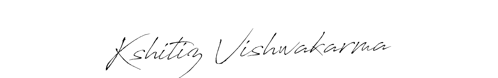 Similarly Antro_Vectra is the best handwritten signature design. Signature creator online .You can use it as an online autograph creator for name Kshitiz Vishwakarma. Kshitiz Vishwakarma signature style 6 images and pictures png