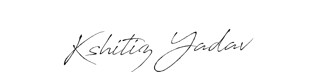 The best way (Antro_Vectra) to make a short signature is to pick only two or three words in your name. The name Kshitiz Yadav include a total of six letters. For converting this name. Kshitiz Yadav signature style 6 images and pictures png