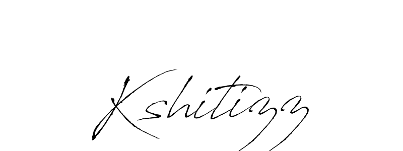 Use a signature maker to create a handwritten signature online. With this signature software, you can design (Antro_Vectra) your own signature for name Kshitizz. Kshitizz signature style 6 images and pictures png