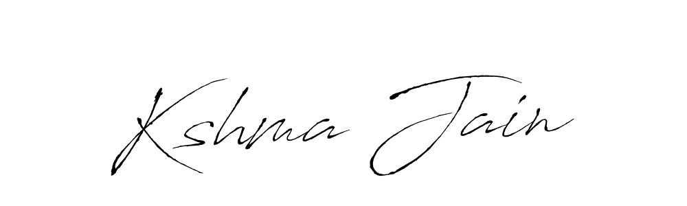 Antro_Vectra is a professional signature style that is perfect for those who want to add a touch of class to their signature. It is also a great choice for those who want to make their signature more unique. Get Kshma Jain name to fancy signature for free. Kshma Jain signature style 6 images and pictures png