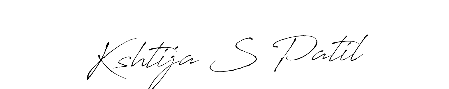 The best way (Antro_Vectra) to make a short signature is to pick only two or three words in your name. The name Kshtija S Patil include a total of six letters. For converting this name. Kshtija S Patil signature style 6 images and pictures png
