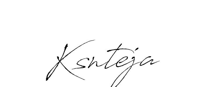 This is the best signature style for the Ksnteja name. Also you like these signature font (Antro_Vectra). Mix name signature. Ksnteja signature style 6 images and pictures png