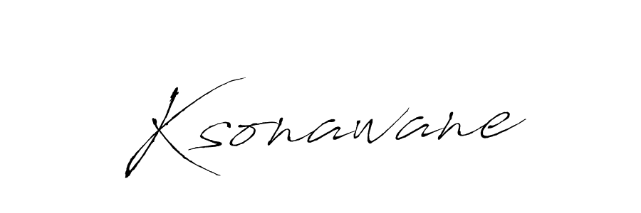 How to make Ksonawane signature? Antro_Vectra is a professional autograph style. Create handwritten signature for Ksonawane name. Ksonawane signature style 6 images and pictures png