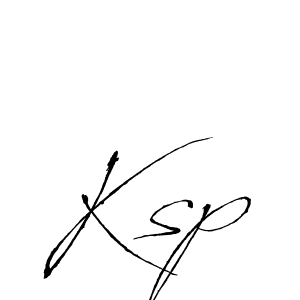 Ksp stylish signature style. Best Handwritten Sign (Antro_Vectra) for my name. Handwritten Signature Collection Ideas for my name Ksp. Ksp signature style 6 images and pictures png