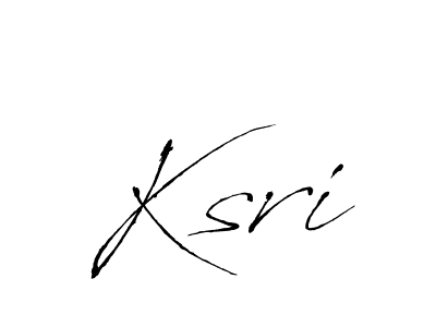How to make Ksri signature? Antro_Vectra is a professional autograph style. Create handwritten signature for Ksri name. Ksri signature style 6 images and pictures png