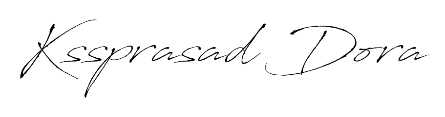 Make a beautiful signature design for name Kssprasad Dora. With this signature (Antro_Vectra) style, you can create a handwritten signature for free. Kssprasad Dora signature style 6 images and pictures png