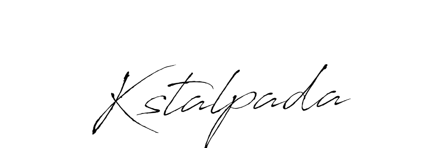 if you are searching for the best signature style for your name Kstalpada. so please give up your signature search. here we have designed multiple signature styles  using Antro_Vectra. Kstalpada signature style 6 images and pictures png