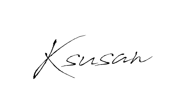 Antro_Vectra is a professional signature style that is perfect for those who want to add a touch of class to their signature. It is also a great choice for those who want to make their signature more unique. Get Ksusan name to fancy signature for free. Ksusan signature style 6 images and pictures png