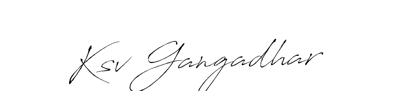 How to Draw Ksv Gangadhar signature style? Antro_Vectra is a latest design signature styles for name Ksv Gangadhar. Ksv Gangadhar signature style 6 images and pictures png