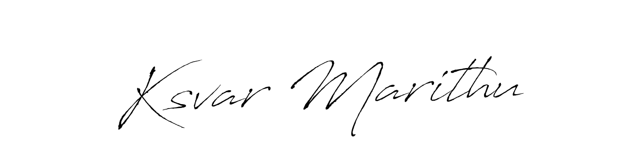 if you are searching for the best signature style for your name Ksvar Marithu. so please give up your signature search. here we have designed multiple signature styles  using Antro_Vectra. Ksvar Marithu signature style 6 images and pictures png