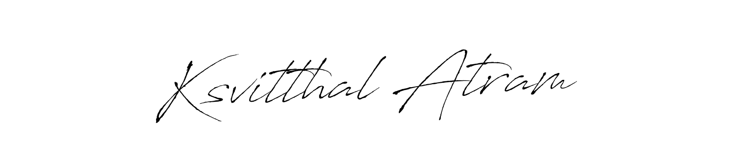 How to Draw Ksvitthal Atram signature style? Antro_Vectra is a latest design signature styles for name Ksvitthal Atram. Ksvitthal Atram signature style 6 images and pictures png