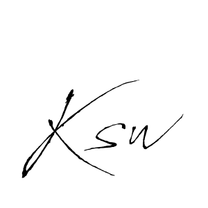 It looks lik you need a new signature style for name Ksw. Design unique handwritten (Antro_Vectra) signature with our free signature maker in just a few clicks. Ksw signature style 6 images and pictures png