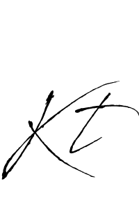 How to make Kt name signature. Use Antro_Vectra style for creating short signs online. This is the latest handwritten sign. Kt signature style 6 images and pictures png