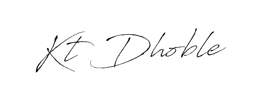 Similarly Antro_Vectra is the best handwritten signature design. Signature creator online .You can use it as an online autograph creator for name Kt Dhoble. Kt Dhoble signature style 6 images and pictures png