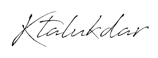 Make your name Ktalukdar memorable on every contract using Antro_Vectra autograph style. Instant transparent background export available. Ktalukdar signature style 6 images and pictures png