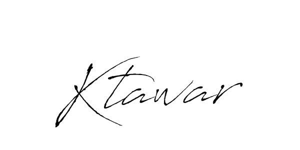 Use a signature maker to create a handwritten signature online. With this signature software, you can design (Antro_Vectra) your own signature for name Ktawar. Ktawar signature style 6 images and pictures png