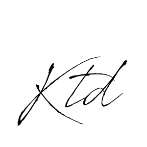 if you are searching for the best signature style for your name Ktd. so please give up your signature search. here we have designed multiple signature styles  using Antro_Vectra. Ktd signature style 6 images and pictures png