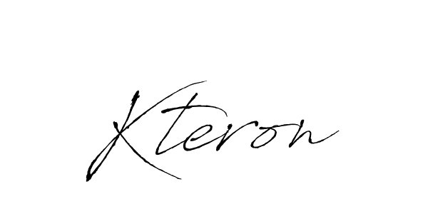 How to Draw Kteron signature style? Antro_Vectra is a latest design signature styles for name Kteron. Kteron signature style 6 images and pictures png