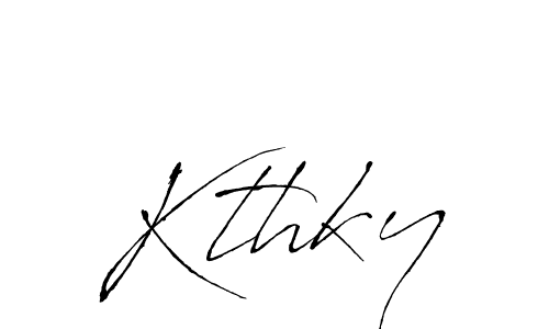 Kthky stylish signature style. Best Handwritten Sign (Antro_Vectra) for my name. Handwritten Signature Collection Ideas for my name Kthky. Kthky signature style 6 images and pictures png