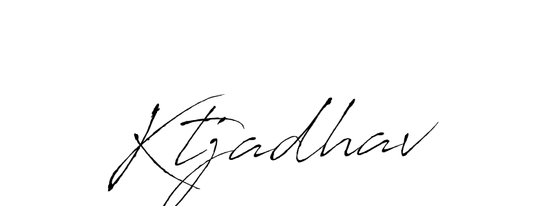 Use a signature maker to create a handwritten signature online. With this signature software, you can design (Antro_Vectra) your own signature for name Ktjadhav. Ktjadhav signature style 6 images and pictures png