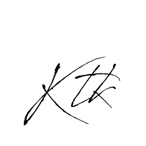 How to make Ktk name signature. Use Antro_Vectra style for creating short signs online. This is the latest handwritten sign. Ktk signature style 6 images and pictures png